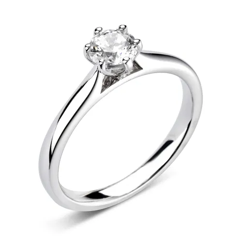 Diamond Solitaire Engagement Ring 